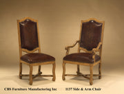 1137 SIDE & ARM CHAIR