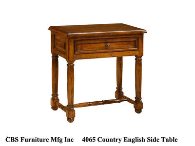 4065 COUNTRY ENGLISH SIDE END TABLE