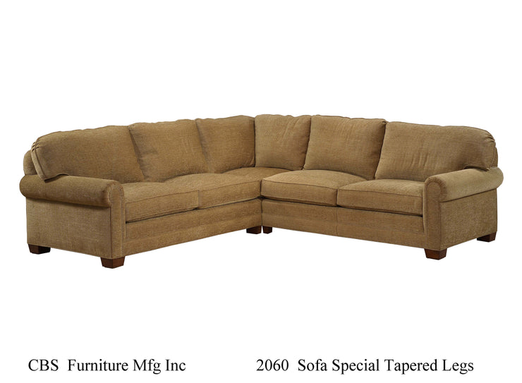 2060 SOFA SPECIAL TAPERED LEGS